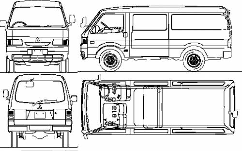 Mitsubishi Delica Cargo Van (2010)
