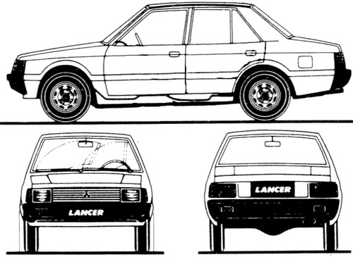 Mitsubishi Lancer 4-Door (1979)