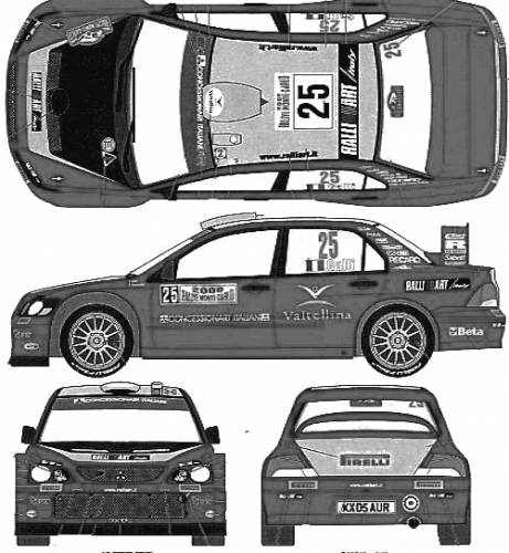 Mitsubishi Lancer Evolution VIII WRC (2005)