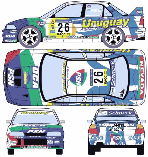 Mitsubishi Lancer Evolution WRC (1998)