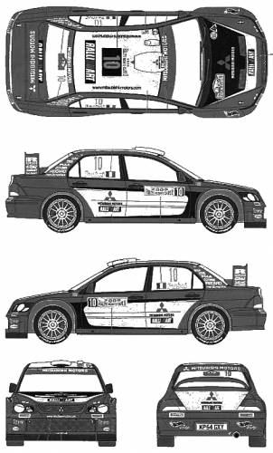 Mitsubishi Lancer Evolution WRC (2005)