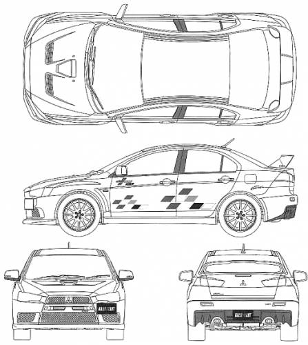 Mitsubishi Lancer Evolution X Rally Art (2009)