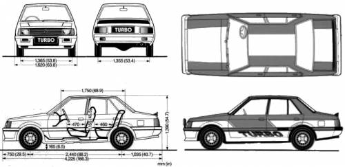 Mitsubishi Lancer EX 2000 Turbo (1982)