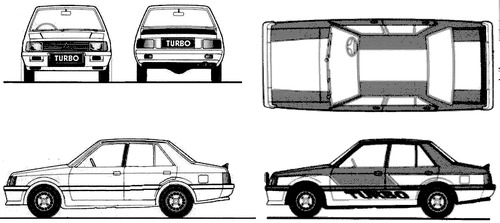 Mitsubishi Lancer Turbo (1982)