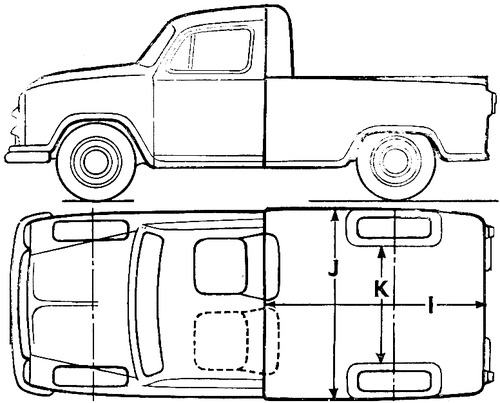 Morris 0.5 Ton Pick-Up (1958)