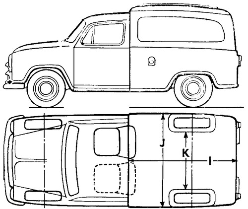 Morris 0.5 Ton Van (1958)