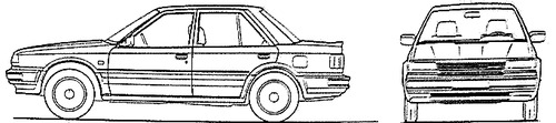 Nissan Bluebird LX 4-Door (1988)