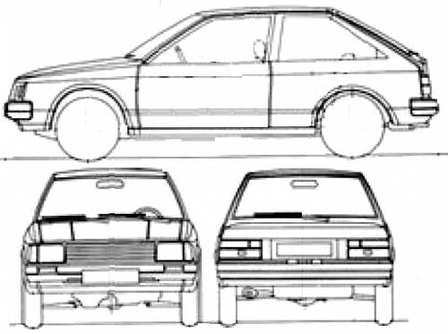 Nissan Cherry Europe N12 Turbo 3-Door (1984)