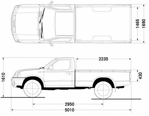 Nissan Frontier Long Bed 4x2 (2007)