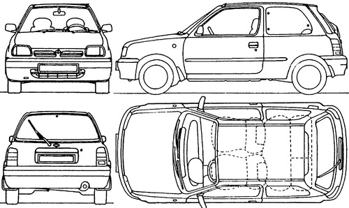 Nissan Micra 3-Door (1993)