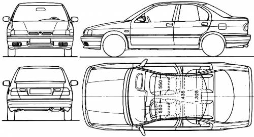 Nissan Primera 4-Door (1995)