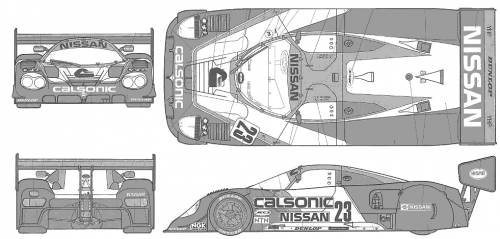 Nissan R 89 C Calsonic