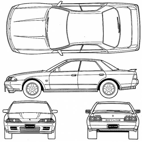 Nissan Skyline GTS-T R32 Type M (1989)