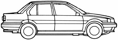 Nissan Sunny 4-Door (1988)