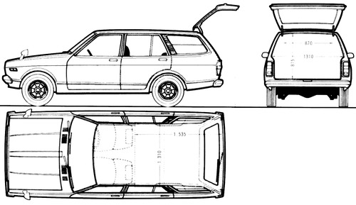 Nissan Sunny B310 Van 4-Door (1980)