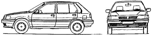 Nissan Sunny LX 5-Door (1985)