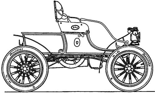 Oldsmobile 7 Runabout Curved Dash (1904)