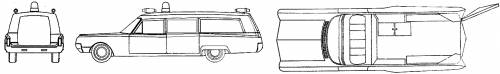 Oldsmobile 98 Cotner- Bevington Ambulance 42 inch (1966)