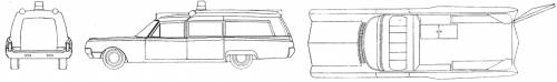 Oldsmobile 98 Cotner- Bevington Ambulance 48 inch (1966)