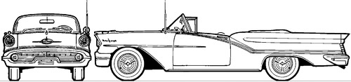Oldsmobile 98 Starfire Convertible (1957)