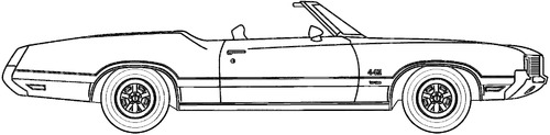 Oldsmobile Cutlass 442 Convertible (1972)