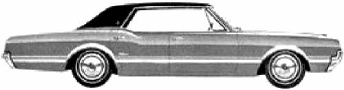 Oldsmobile Cutlass Supreme Hardtop Sedan (1966)