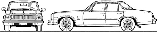 Oldsmobile Omega Brougham 4-Door Sedan (1977)