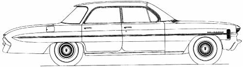 Oldsmobile Super 88 4-Door Sedan (1961)