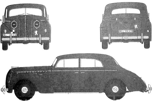 Opel Admiral Saloon (1938)