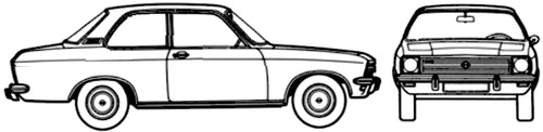 Opel Ascona A 2-Door (1971)