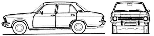 Opel Ascona A 4-Door (1971)