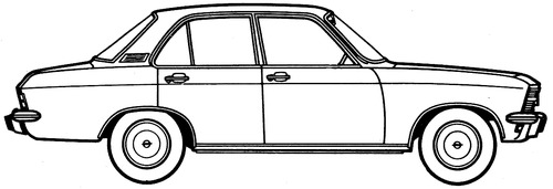 Opel Ascona A 4-Door (1971)