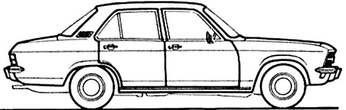 Opel Ascona A 4-Door (1972)
