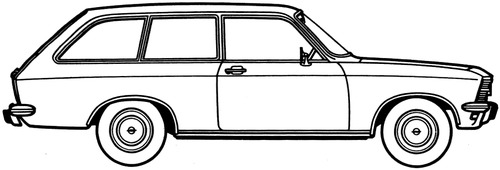 Opel Ascona A Kombi 2-Door (1971)