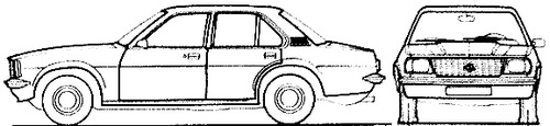 Opel Ascona B 4-Door (1980)