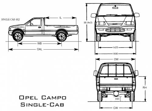 Opel Campo Singlecab