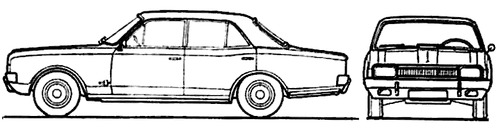 Opel Commodore A 4-Door (1968)