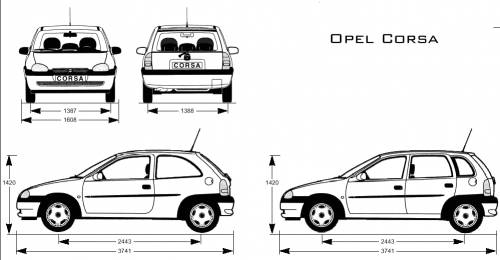 Opel Corsa 4-Door