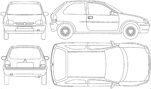 Opel Corsa B 3-Door (1994)