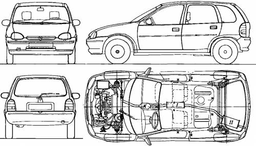 Opel Corsa B 5-Door (1994)