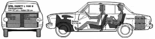 Opel Kaddet 1100S (1970)