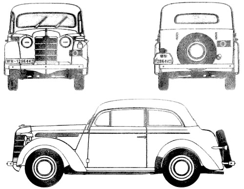 Opel Kaddet K38 2-Door (1938)
