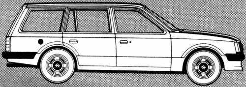 Opel Kadett 1.3L Caravan (1980)