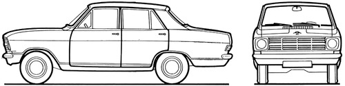 Opel Kadett B 4-Door (1967)