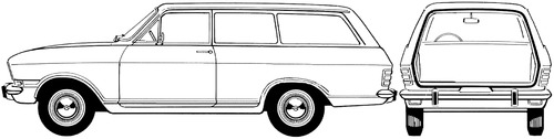 Opel Kadett B Caravan 2-Door (1972)