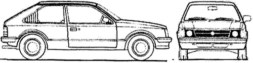 Opel Kadett D 3-Door (1982)