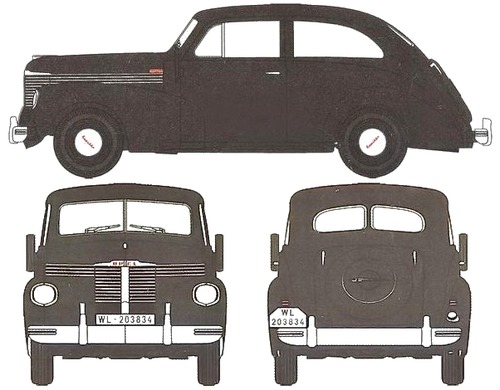 Opel Kapitan 2-Door (1940)