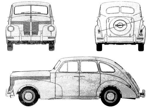 Opel Kapitan Saloon 2-Door (1938)