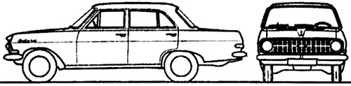Opel Rekord A 4-Door (1965)