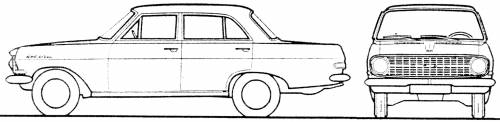 Opel Rekord A P3 4-Door (1963)